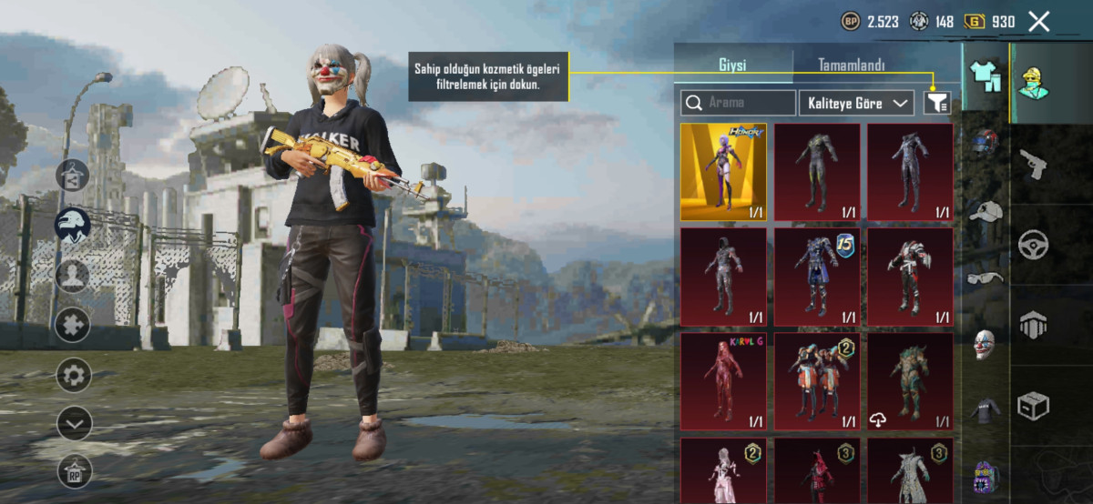 Pubg mobile Hesab doludu təcili satılır. Barterde var baxır hesaba dolu