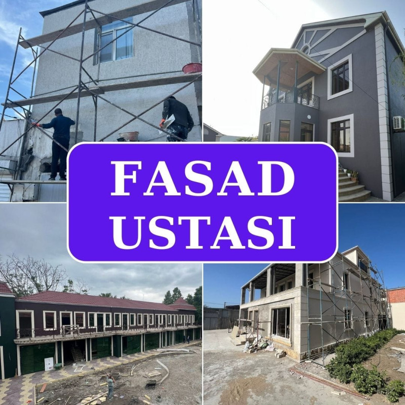 Fasad Boya Ustası Fasad Boya Construction Evlərin, Villaların, Binaların,
