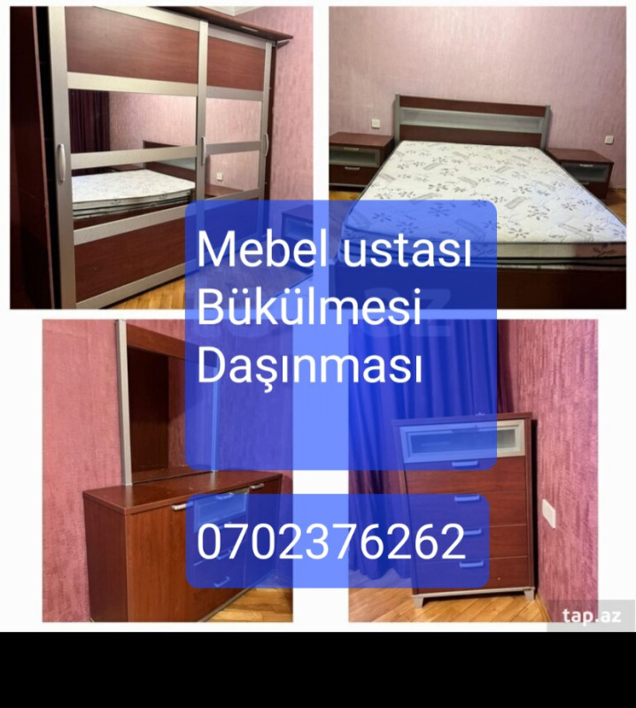 Yukdaşıma xidmeti. + mebel dəstləri təzə ünvanda istədiyiniz kimi