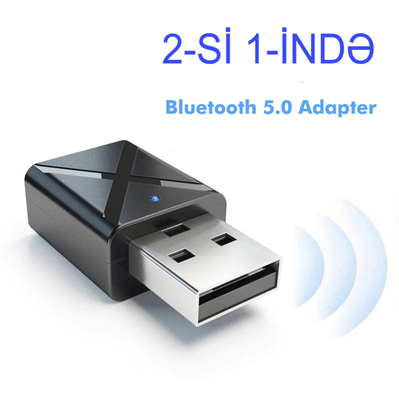 2-si 1-ində Micro Bluetooth Transmitter Receiver Yeni. Çatdırılma var Texnologiyalar: BT5.0, A2DP, AVRCP