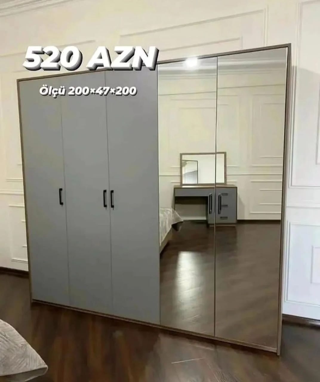 5Qapili Dolab Sifarişlə hazırlanır Rəng seçimi var Ölçü