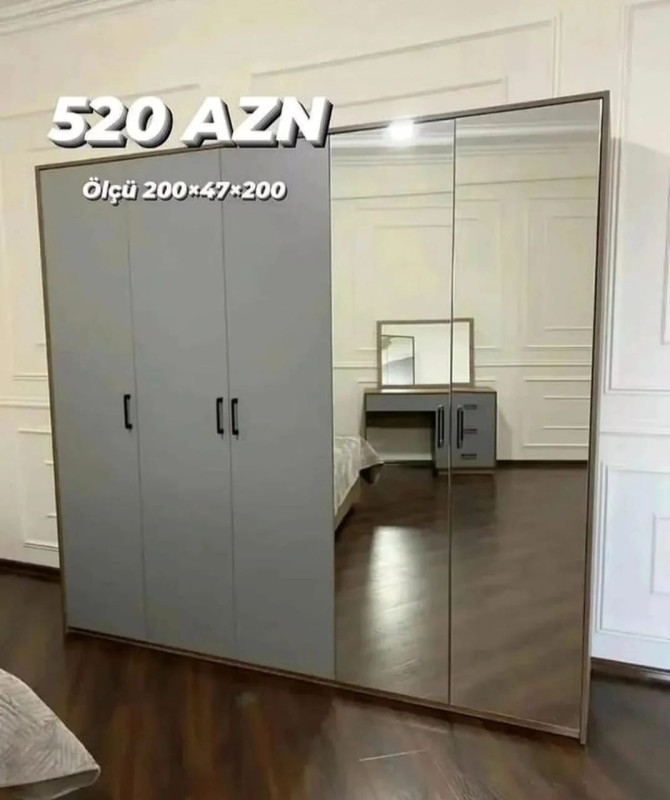 5Qapili Dolab 5Qapili Dolab Sifarişlə hazırlanır Rəng seçimi var Ölçü