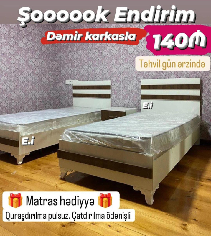 çarpayı kravat *Tək nəfərlik Çarpayı - 140AZN💥* ✔️Rəng seçimi var Ölçü