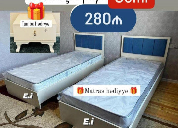 *Tək nəfərlik Çarpayı - 140AZN💥* ✔️Rəng seçimi var Ölçü