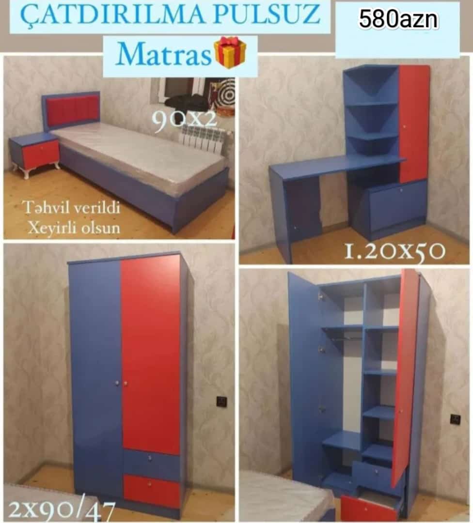 Gənc dəsti Sifarişlə hazırlanır Rəng seçimi var Matras