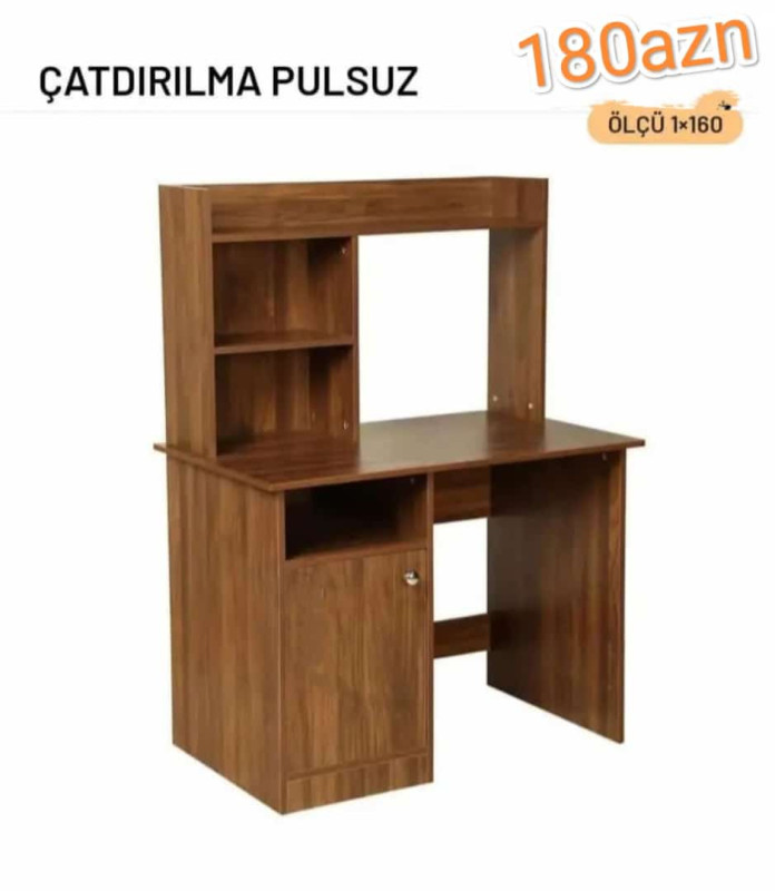 Yazı masası Yazı masası Sifarişlə hazırlanır Rəng seçimi var Ölçü