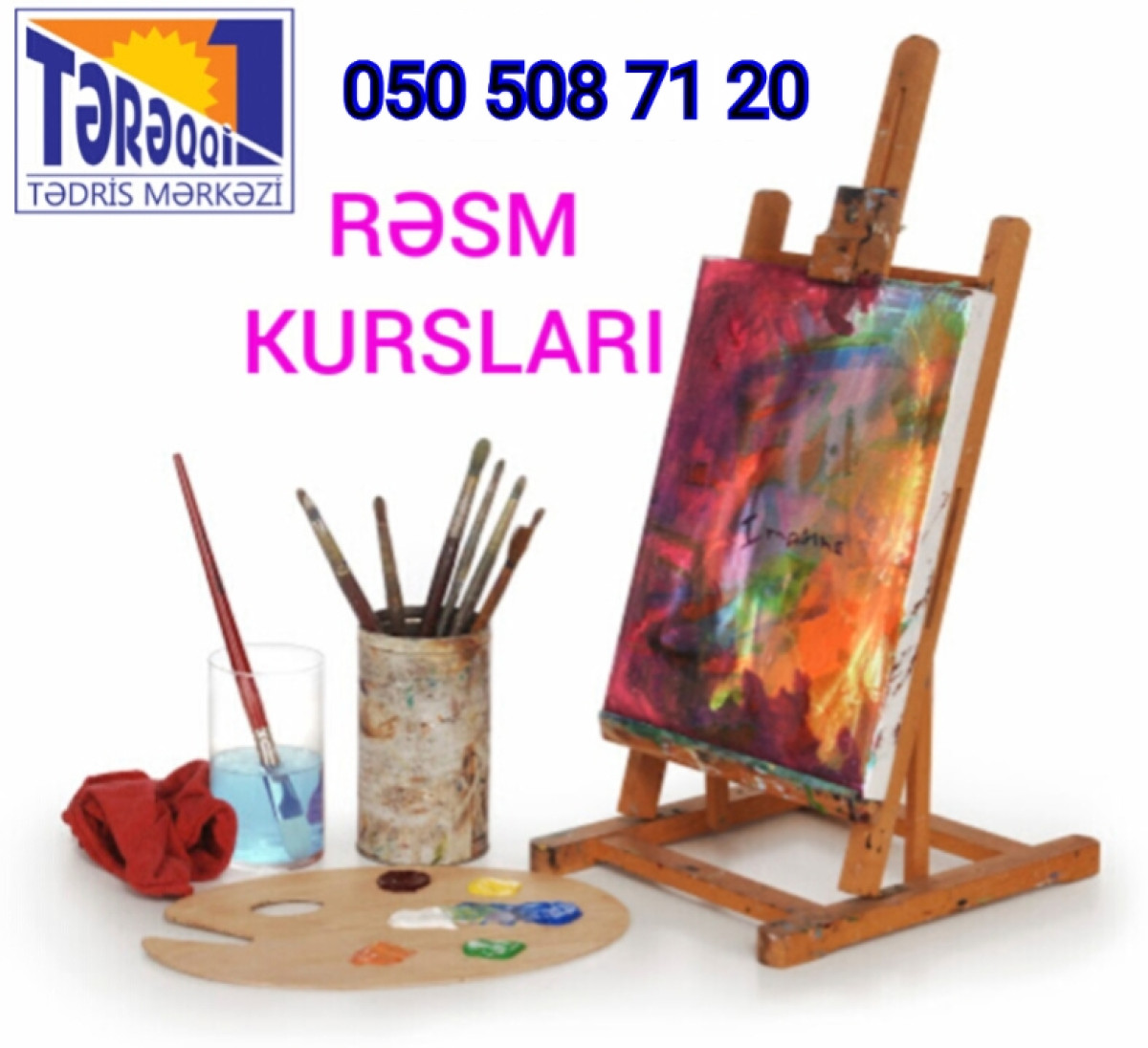Rəsm kursu Xətaidə rəsm dərsləri Tərəqqi-1 Tədris Mərkəzi sizləri