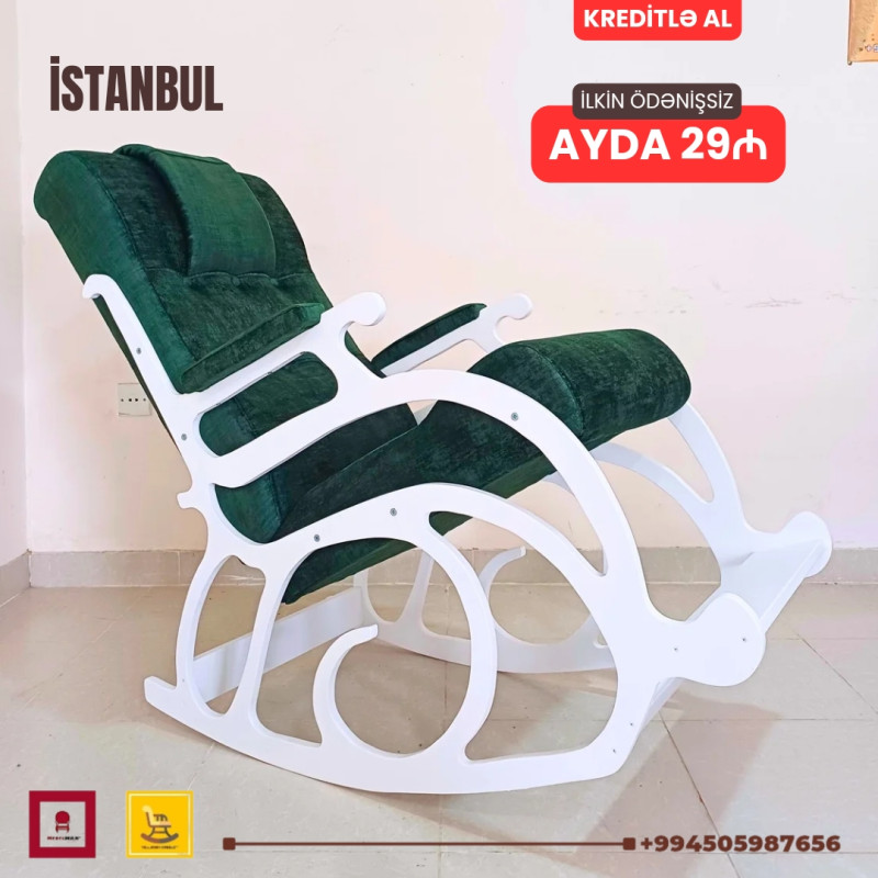 Yellənən kreslo İSTANBUL | KREDİTLƏ AL İSTANBUL yellənən kreslo (Kreslo-Kreslo-kaçalka) ilkin
