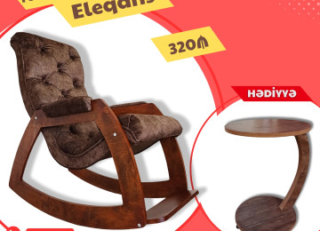 Diqqət, hədiyyə ilə gəldik! Yepyeni RUSSO Yellənən kreslo