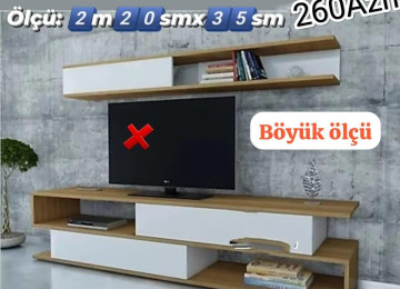 Tv stend (böyük ölçü ) Sifarişlə hazırlanır Rəng seçimi var