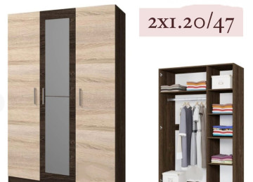 Paltar şkafı Sifarişlə hazırlanır Rəng seçimi var Ölçü