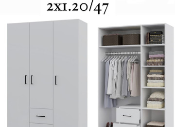 Paltar şkafı Sifarişlə hazırlanır Rəng seçimi var Ölçü