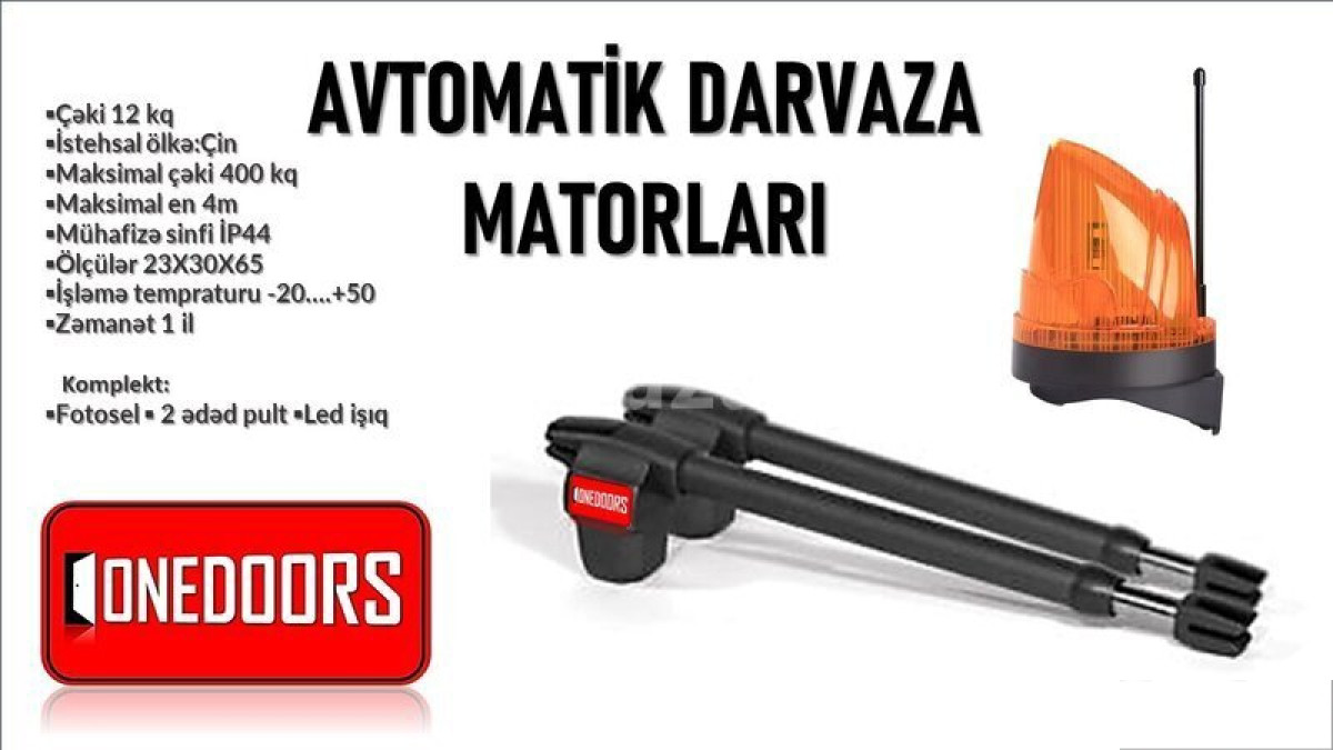 Avtomatik darvaza qolu OneDoors abacus 4000 Avtomatik Darvaza qolu. Avtomatik Darvaza qolları gündəlik