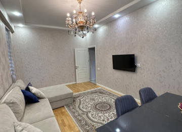 Nargilə dairəsinə yaxın, əla təmirli, 3 otaqlı mənzil