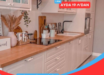 Mətbəx mebellərini indi kreditlə əldə, edə biləcəksiz. Tək