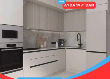 Mətbəx mebellərini indi kreditlə əldə, edə biləcəksiz. Tək