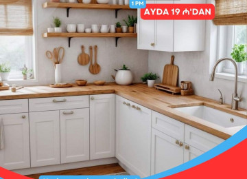 Mətbəx mebellərini indi kreditlə əldə, edə biləcəksiz. Tək