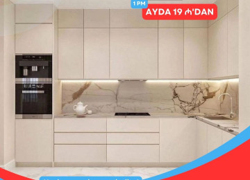 Mətbəx mebellərini indi kreditlə əldə, edə biləcəksiz. Tək