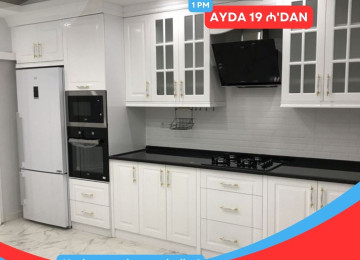 Mətbəx mebellərini indi kreditlə əldə, edə biləcəksiz. Tək