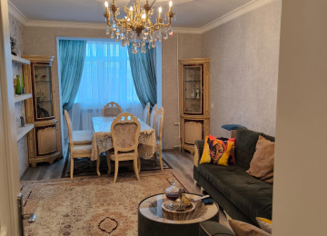 Ali Hərbi məktəb yaxınlığında 3 otaqlı tam təmirli mənzil