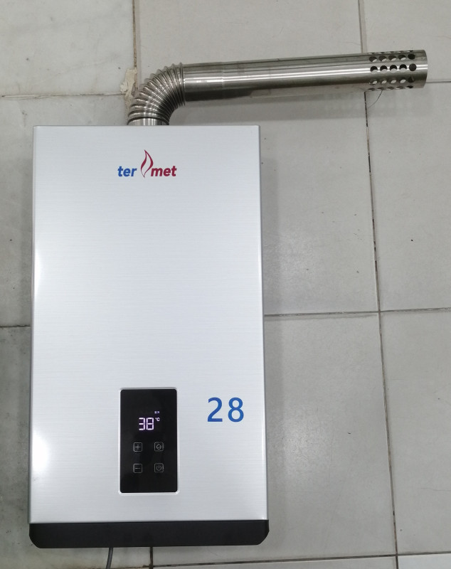 Su Qızdırıcı TERMET 28 kw Termet 28 kw- Turbo modelli, kombi rejimli, fanlı su