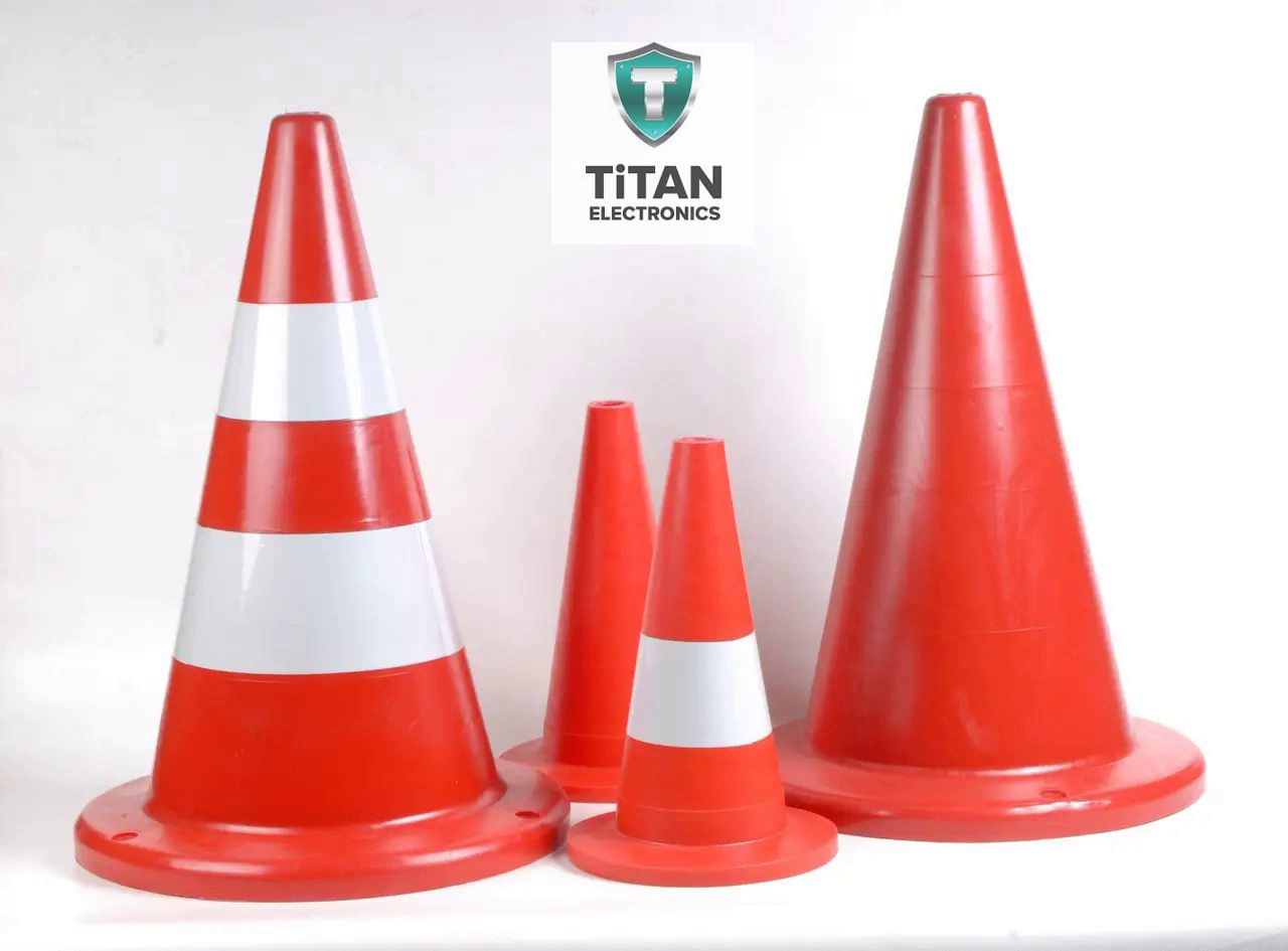 1) 50 sm PE trafik konusu 2) Material: PE 3) Hündürlük: 50