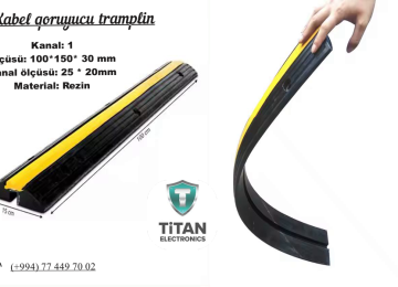 Kabel qoruyucu tramplin Kanal: 1 Ölçüsü: 100*150* 30 mm