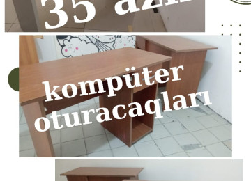 İkinci əl əşyalar mebeller satılır. Kurs, bağça, ofis