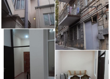 Şəhərin mərkəzində 3/3-də 2 otaglı 35 kv şəraitli ev