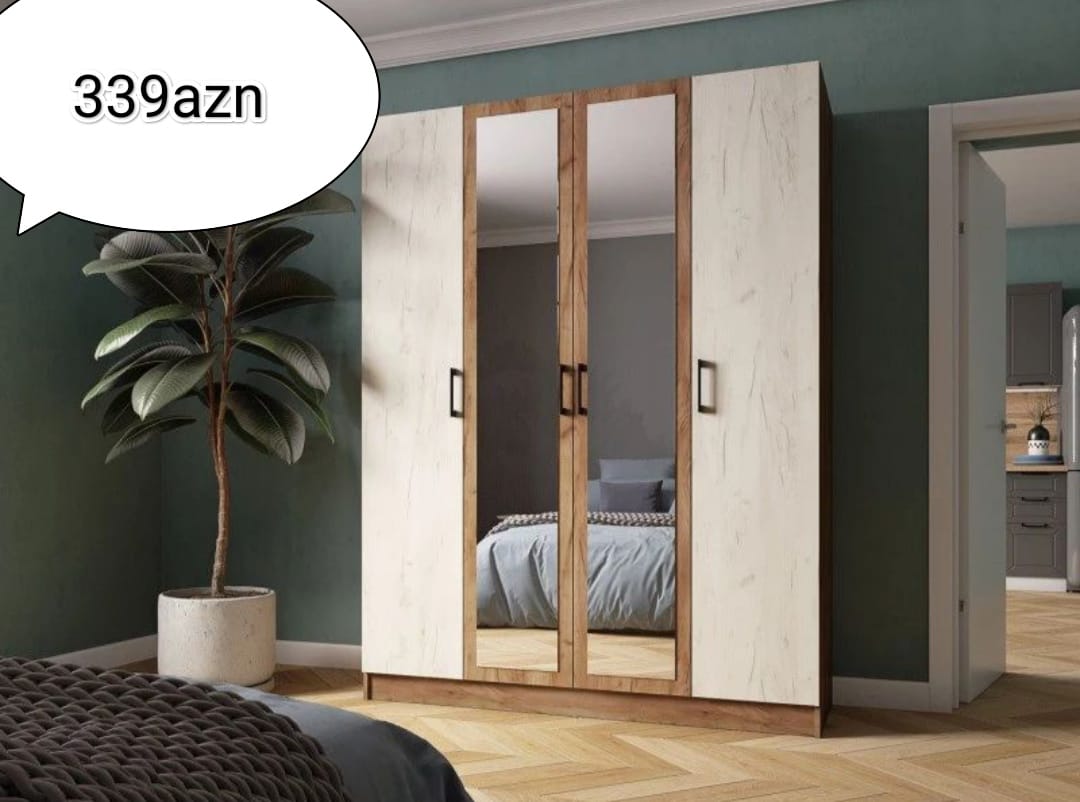 Paltar dolabı Sifarişlə hazırlanır Rəng seçimi var Ölçü