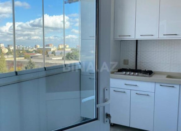 İnşaatçılar metrosu yaxınlığında 3 otaqlı Əla təmirli