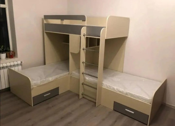 3mərtəbəli çarpayı Sifarişlə hazırlanır Rəng seçimi var