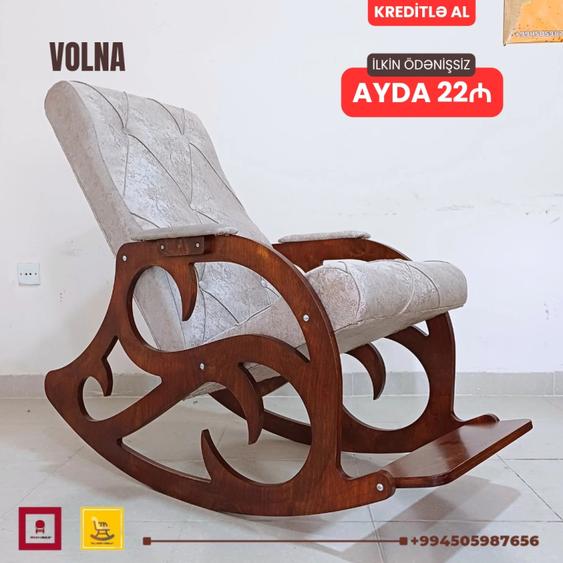 Yellənən kreslo VOLNA | KREDİTLƏ VOLNA Yellənən kresloya ilkin ödənişsiz 18 ayadək kreditlə