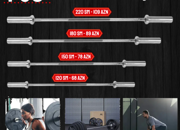 🏋️‍♂️Barbell bar ştanq çubuqlarımızla evinzi trenajor zal
