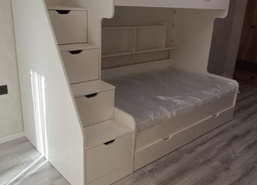 İkimərtəbəli çarpayı Sifarişlə hazırlanır Rəng seçimi var