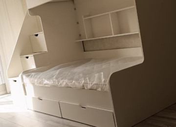 İkimərtəbəli çarpayı Sifarişlə hazırlanır Rəng seçimi var