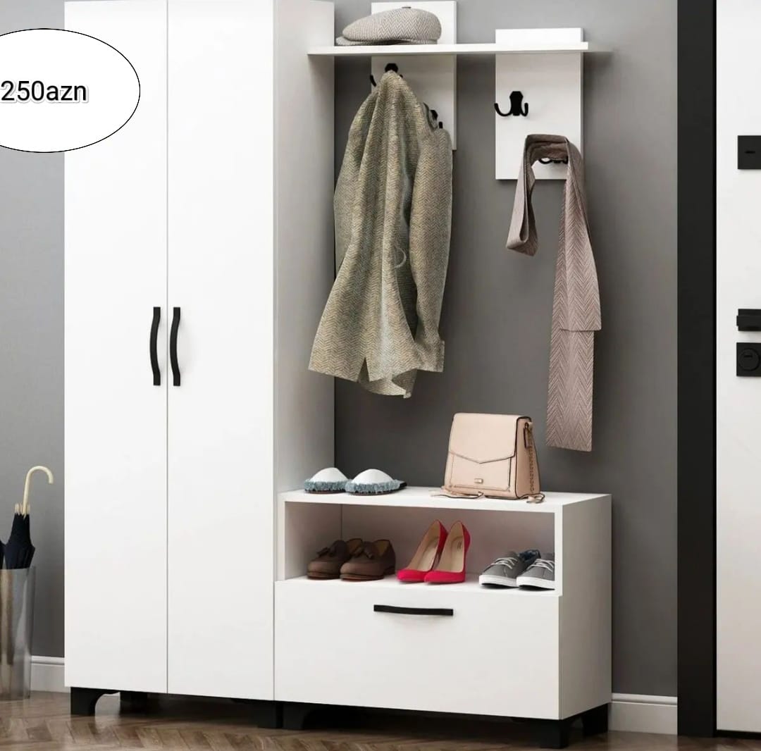 Dəhliz dolabı Sifarişlə hazırlanır Rəng seçimi var Qiyməti