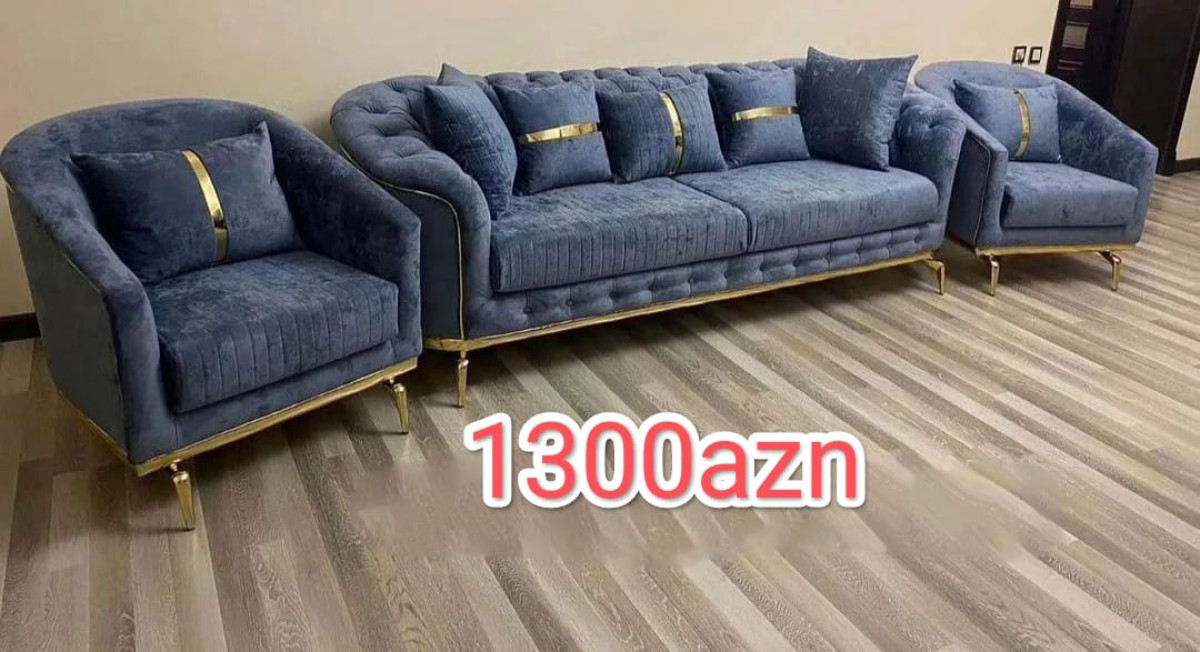 Divan kreslo dəsti Divan kreslo dəsti Sifarişlə hazırlanır Rəng seçimi var