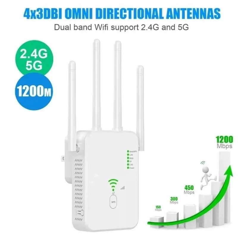 Wifi gücləndirici Wifi siqnalını gücləndirir Məhsulun adı: U10 AC1200 Wifi