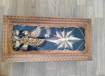 Əl işi nərdtaxta təzədir. Qiyməti 350 azn. Ünvan Hövsan.