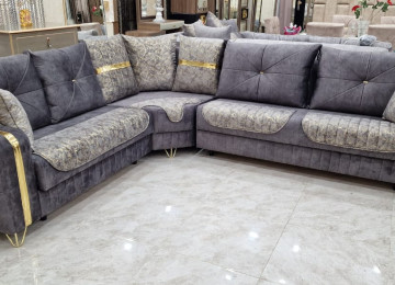 Kristal künc divan Sifarişlə hazırlanır Rəng seçimi var