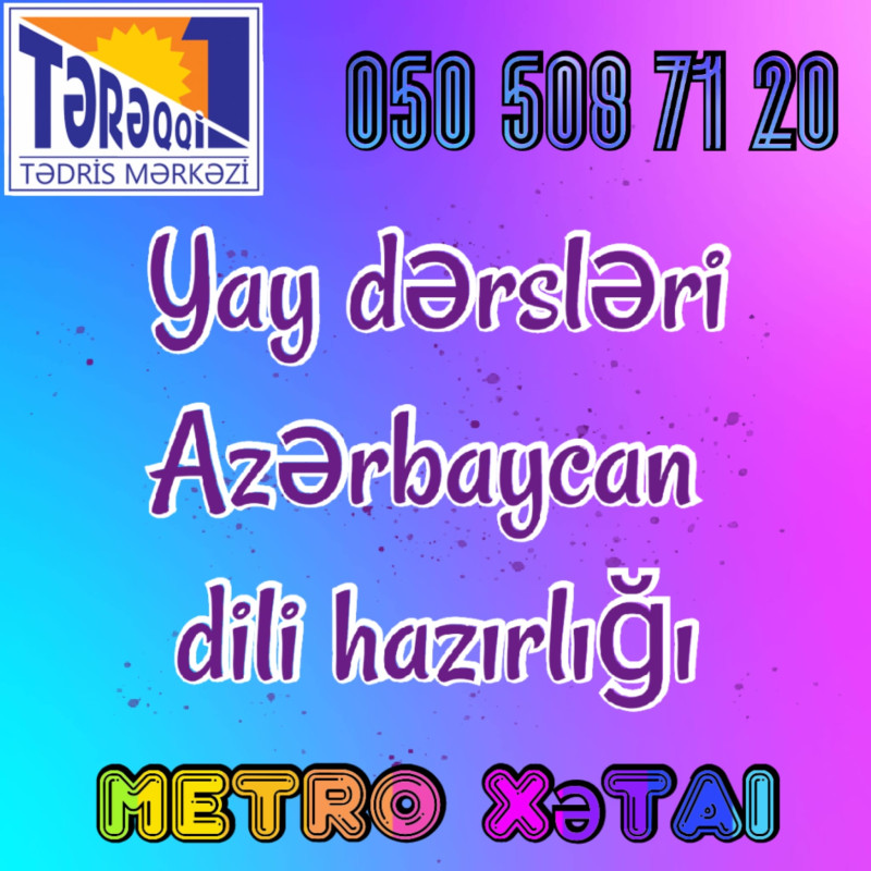 Yayda Azərbaycan dili hazırlığı Azərbaycan dili hazırlığı Online və kursda hazırlıq