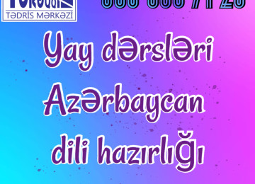 Azərbaycan dili hazırlığı Online və kursda hazırlıq