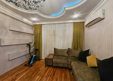 Həzi Aslanovda tam təmirli 3 otaqlı mənzil Lahiyə: - Yeni