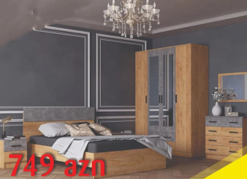 Yataq mebeli Sifarişlə hazırlanır Rəng seçimi var Matras