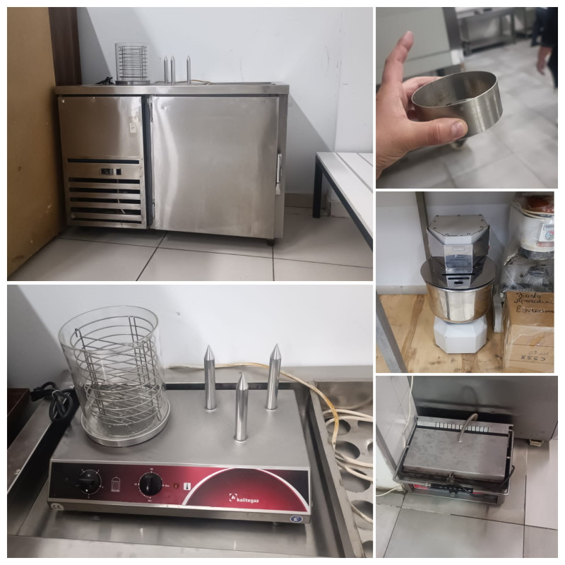 Soyuducu Kafe üçün Soyuducu-150 azn, Hotdog aparatı-50 azn, mikser -
