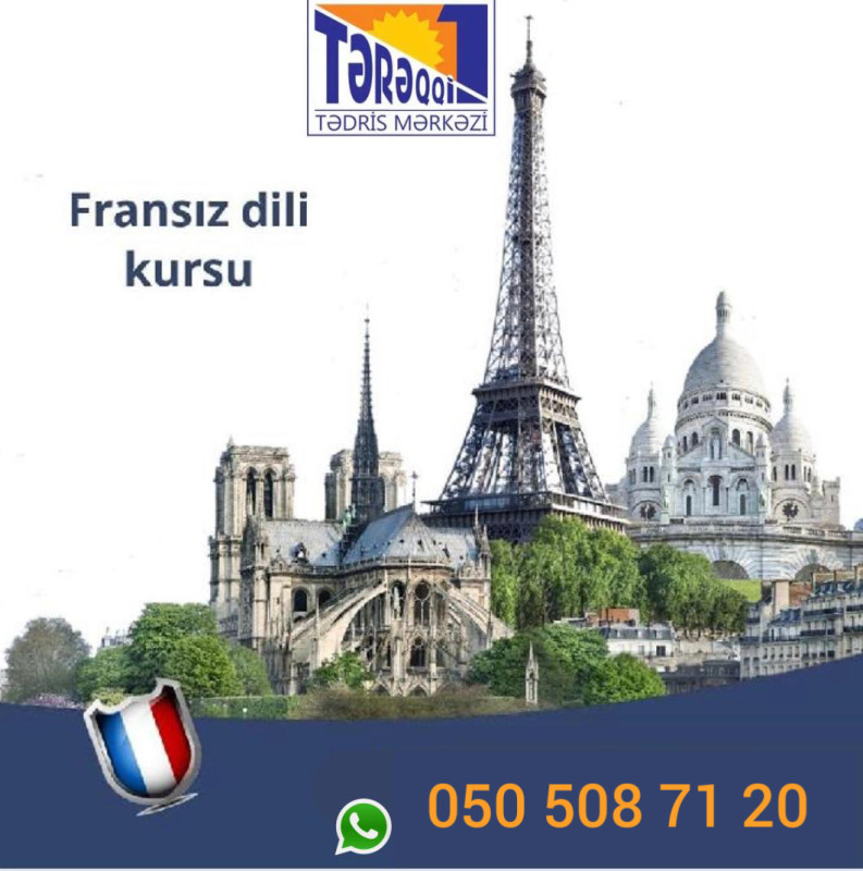 Fransız dili kursu Fransız dili kursu Online və kursda Təcrübəli müəllimlər