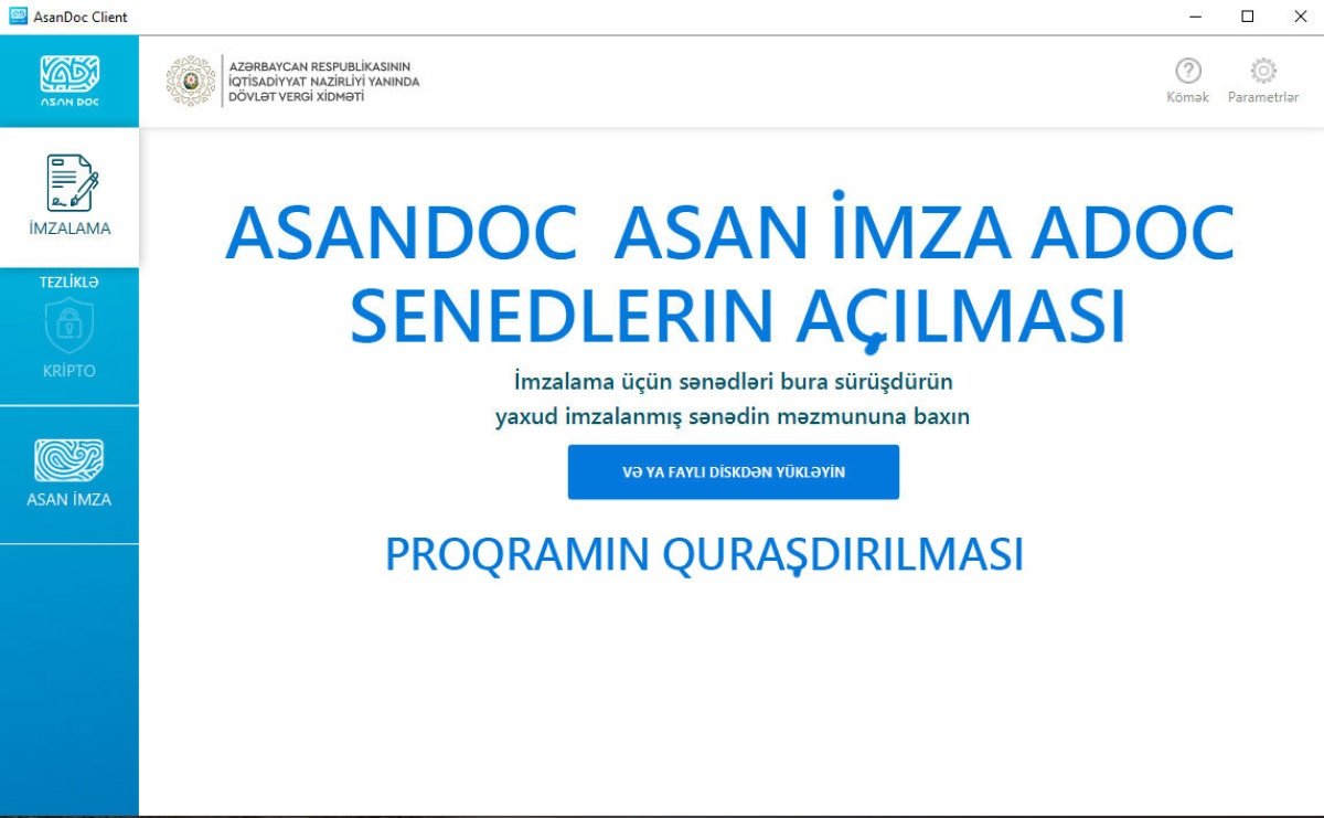 Asandoc proqraminin qurasdirilmasi Asandoc proqraminin qurasdirilmasi Asandoc proqramının