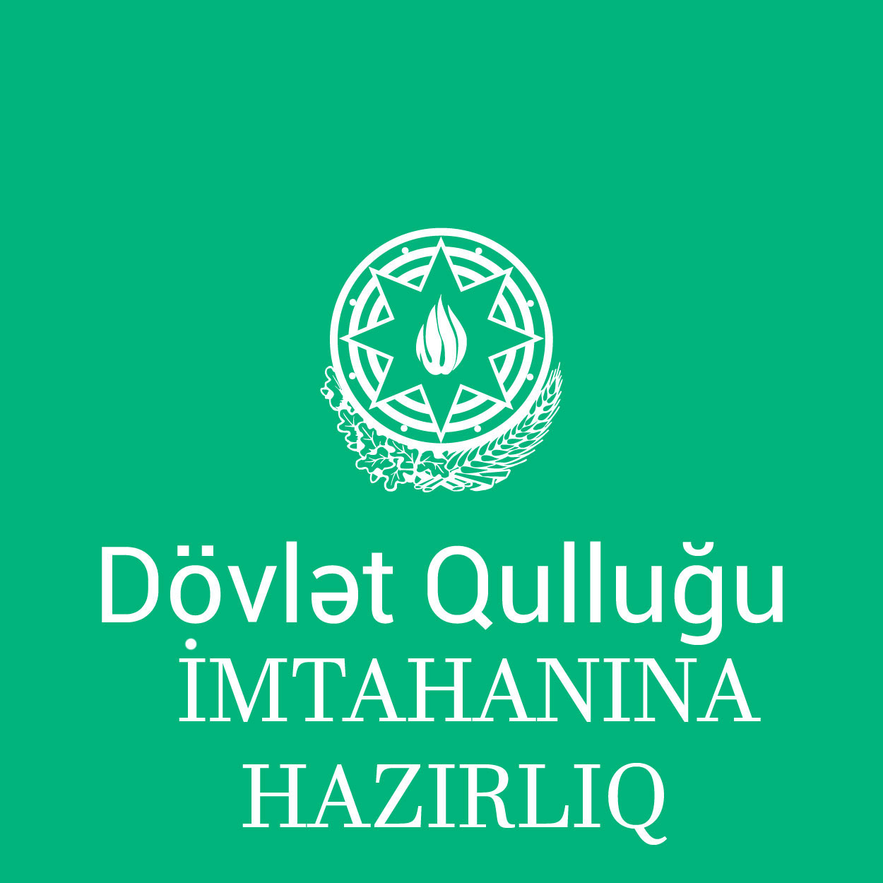 Dövlət qulluguna hazirliq 4 fenn daxil Qanunvericilik;