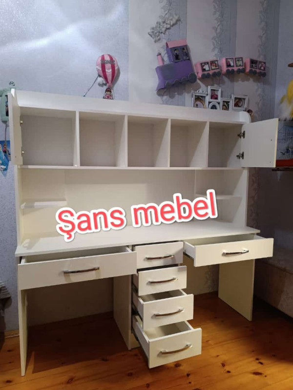 2nəfərlik Yazı masası İkinəfərlik yazı masası Sifarişlə hazırlanır Rəng seçimi